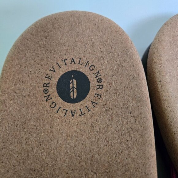 Revitalign Orthotic Suede Slide Sandals Lucy Stud Pink Size 10D(Extra Wide) - Picture 9 of 11